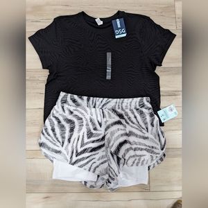Bundle of NWT DSG Seamless Tee & 2 in 1 Short